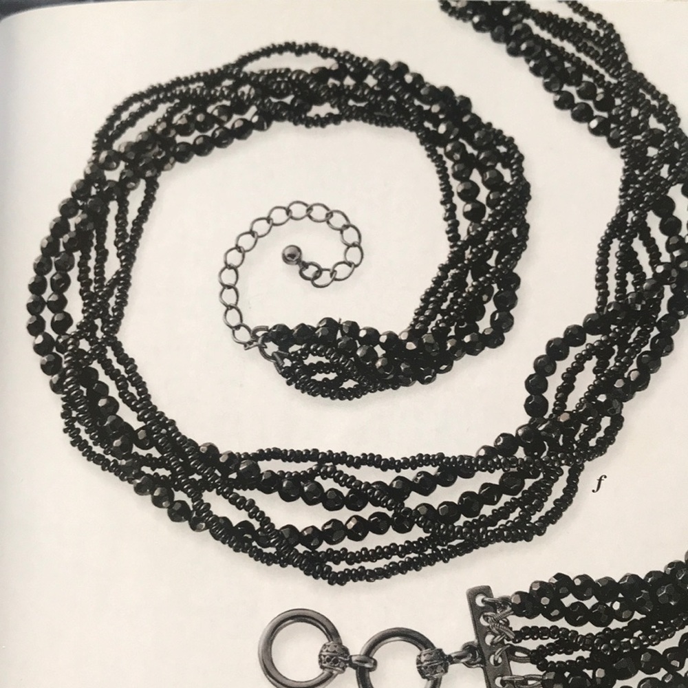 Premier Designs Ebony necklace. Gorgeous 6 strands